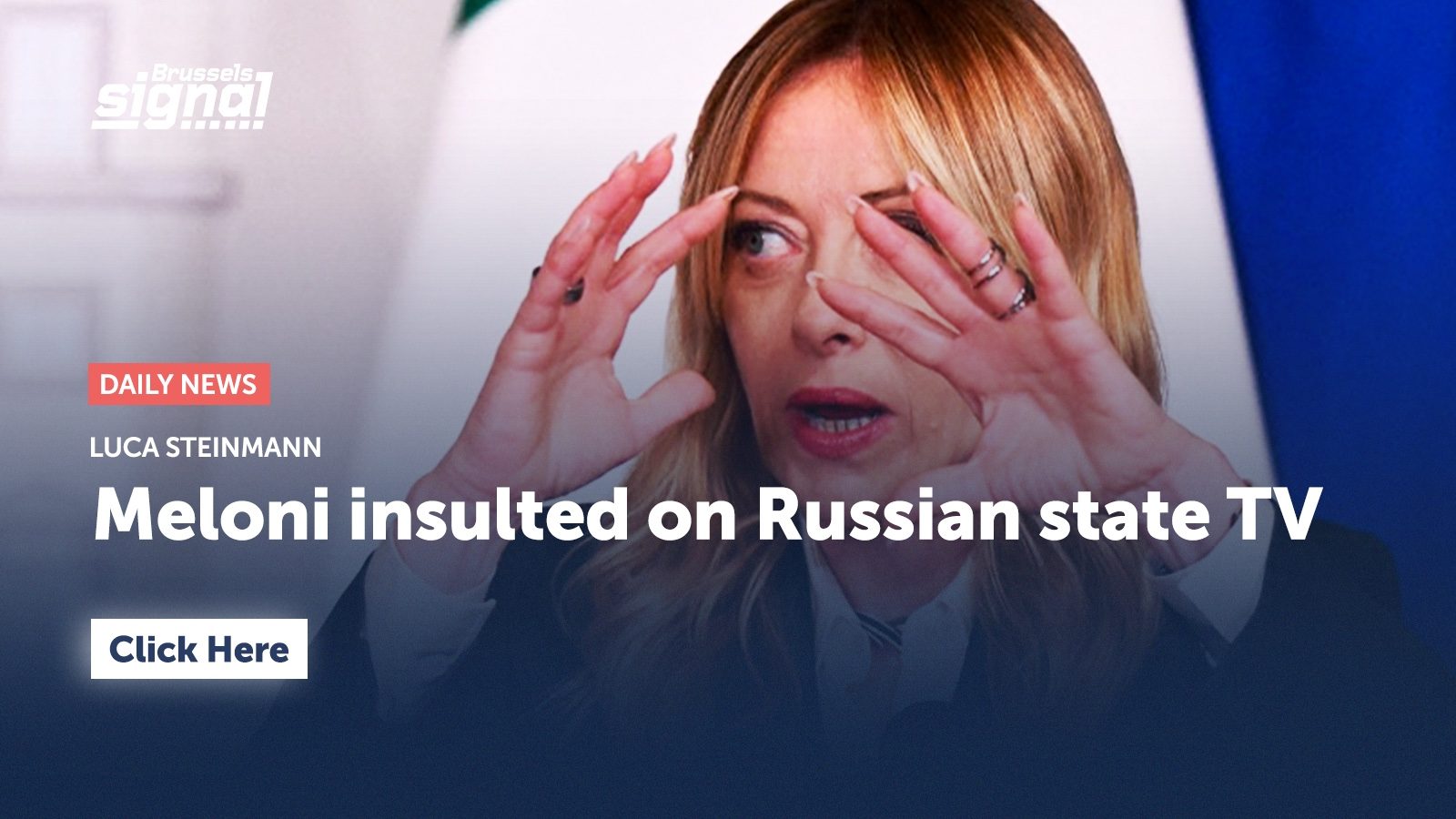 Meloni insulted on Russian state TV: Italy summons ambassador as tensions with Moscow flare