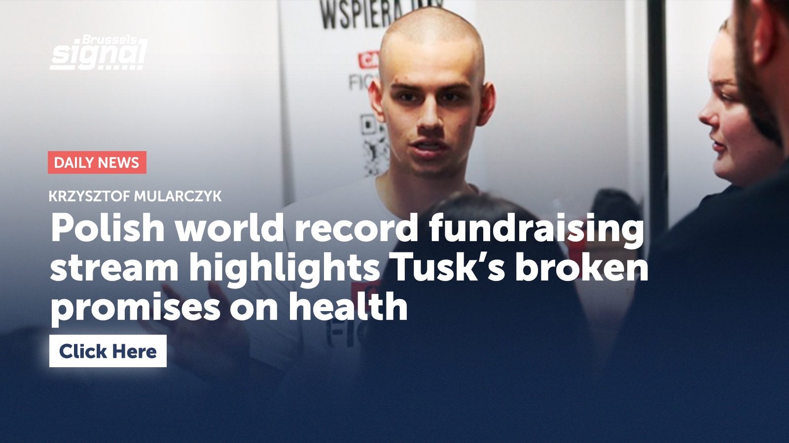 Polish world record fundraising stream highlights Tusk’s broken promises on health