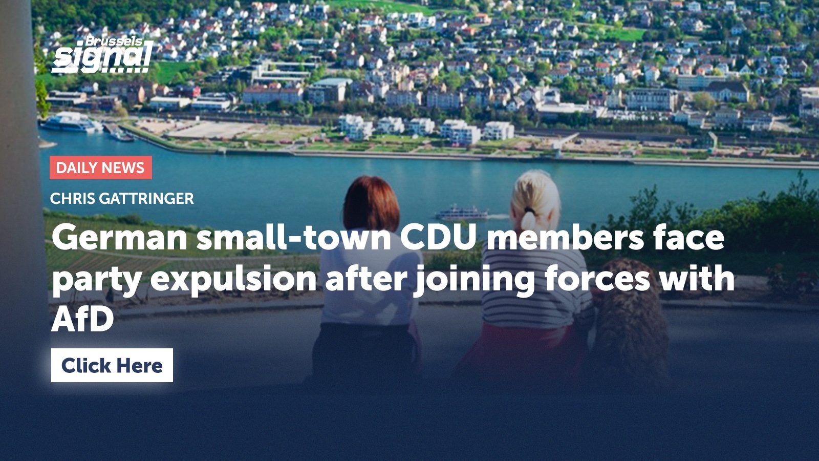 German small-town CDU members face party expulsion after joining forces with AfD