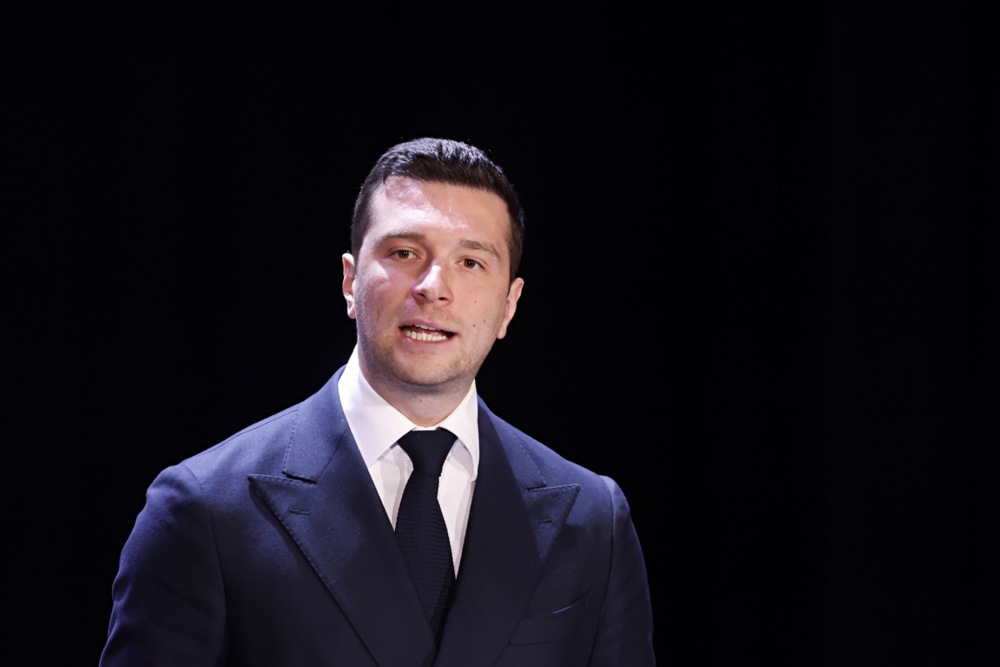 Less than a year before France’s presidential election, National Rally president Jordan Bardella is under investigation over the alleged misuse of European Union funds; the party leaders denounce  politically motivated accusation. EPA/SEBASTIEN NOGIER