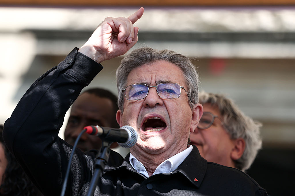 As expected, Jean-Luc Mélenchon is running for president for the fourth time in the 2027 election. (Photo by Tom Nicholson/Getty Images)