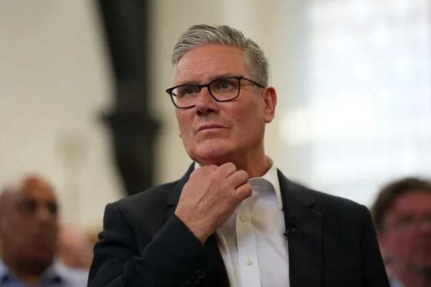 British Prime Minister Keir Starmer has announced that his government will move to prevent what he described as "far-right agitators" from entering the United Kingdom ahead of a planned demonstration organised by activist Tommy Robinson. (Photo by Carl Court/Getty Images)