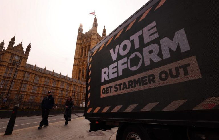 Reform UK heads for major gains in British local elections