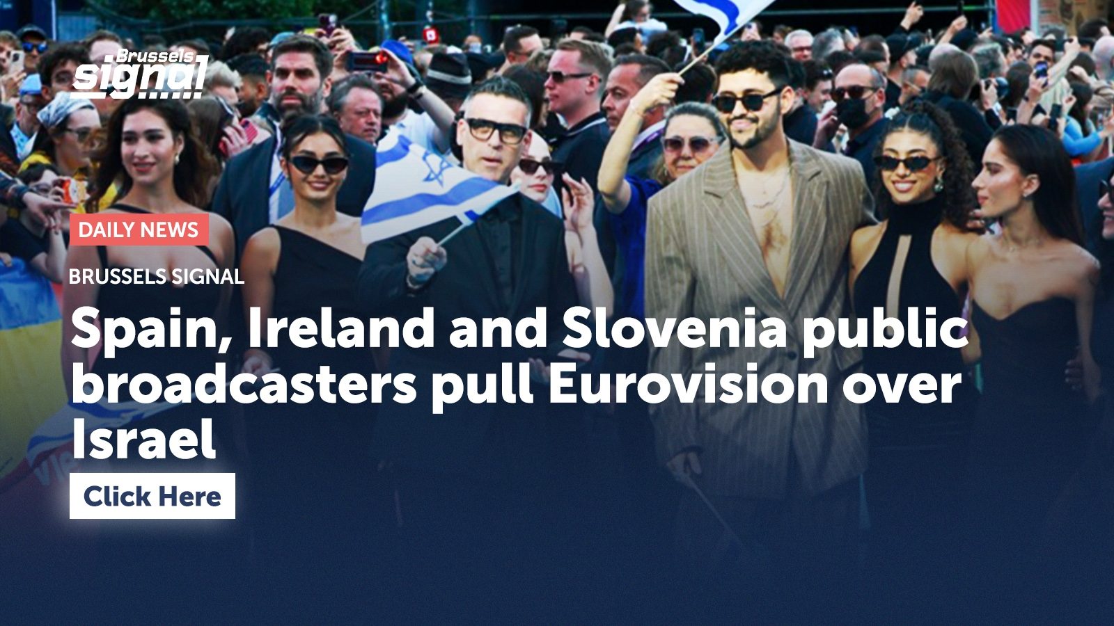 Spain, Ireland and Slovenia public broadcasters pull Eurovision over Israel