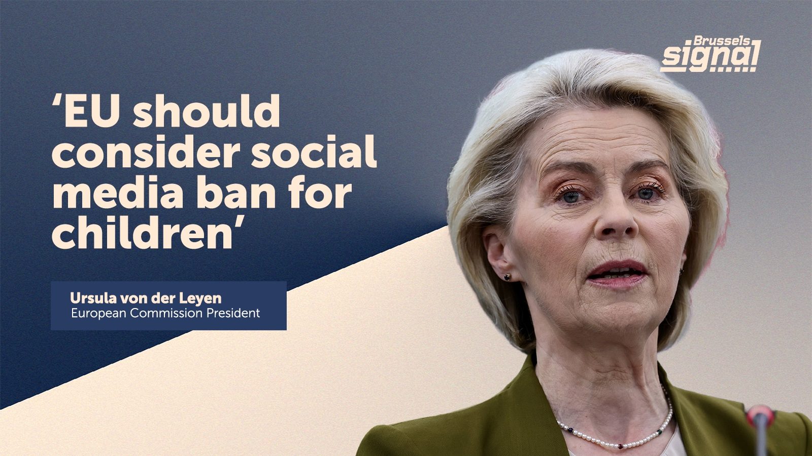 ‘EU should consider social media ban for children,’ says EC chief