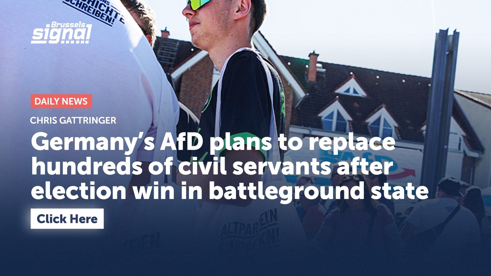 Germany’s AfD plans to replace hundreds of civil servants after election win in battleground state