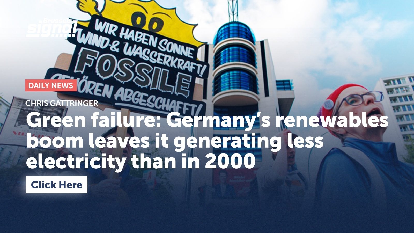 Green failure: Germany’s renewables boom leaves it generating less electricity than in 2000