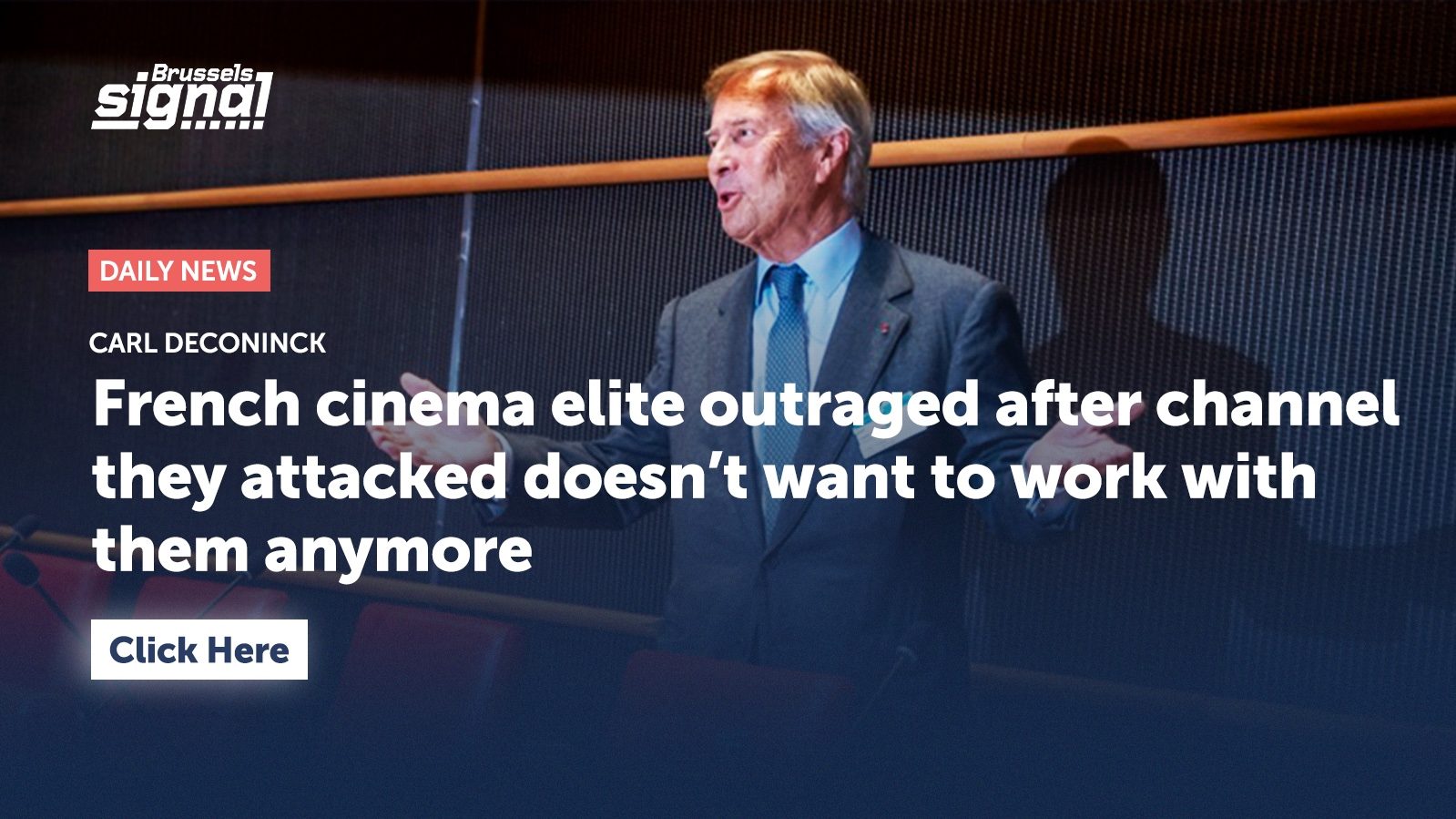 French cinema elite outraged after channel they attacked doesn’t want to work with them anymore