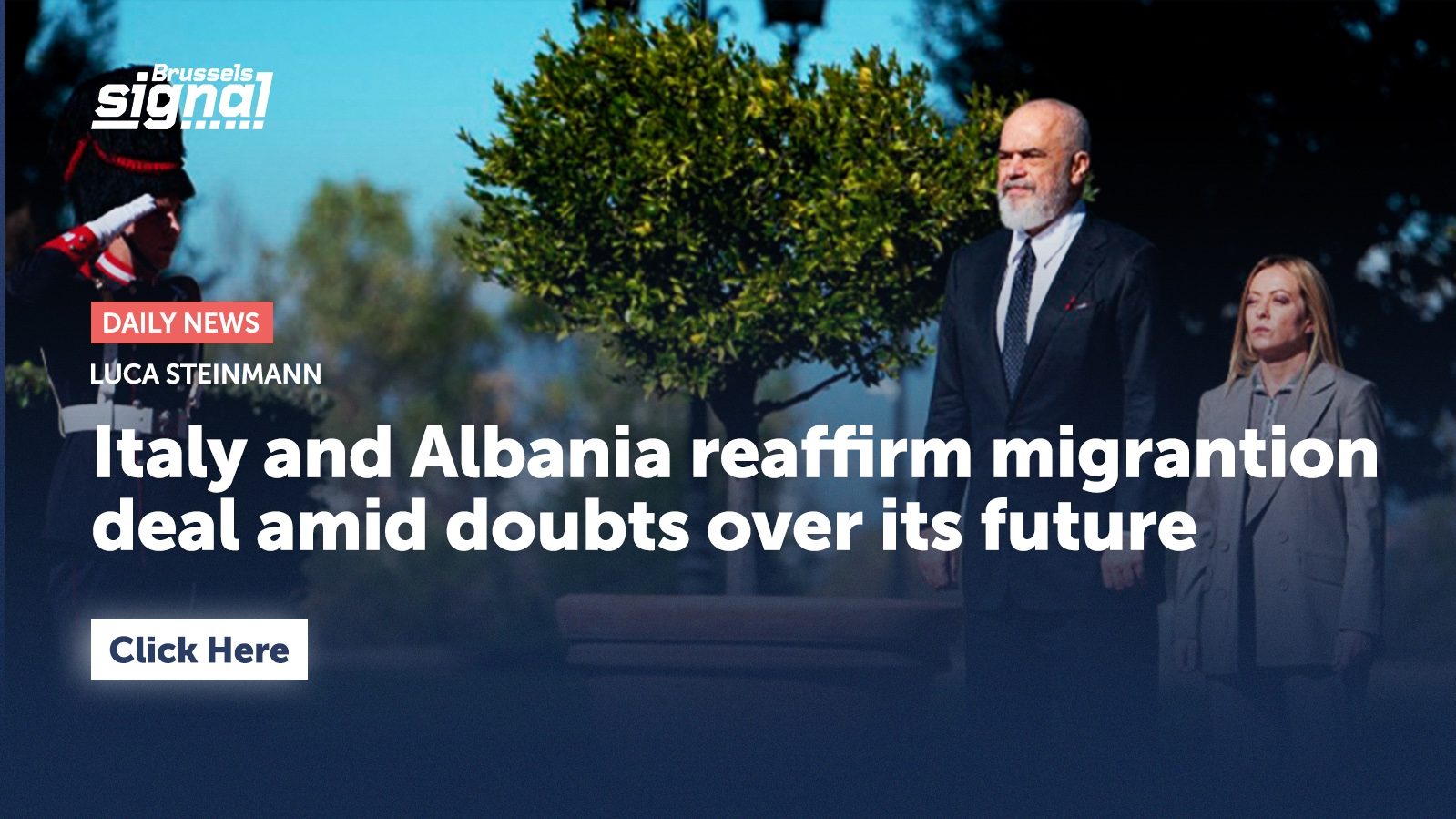 Italy and Albania reaffirm migrantion deal amid doubts over its future