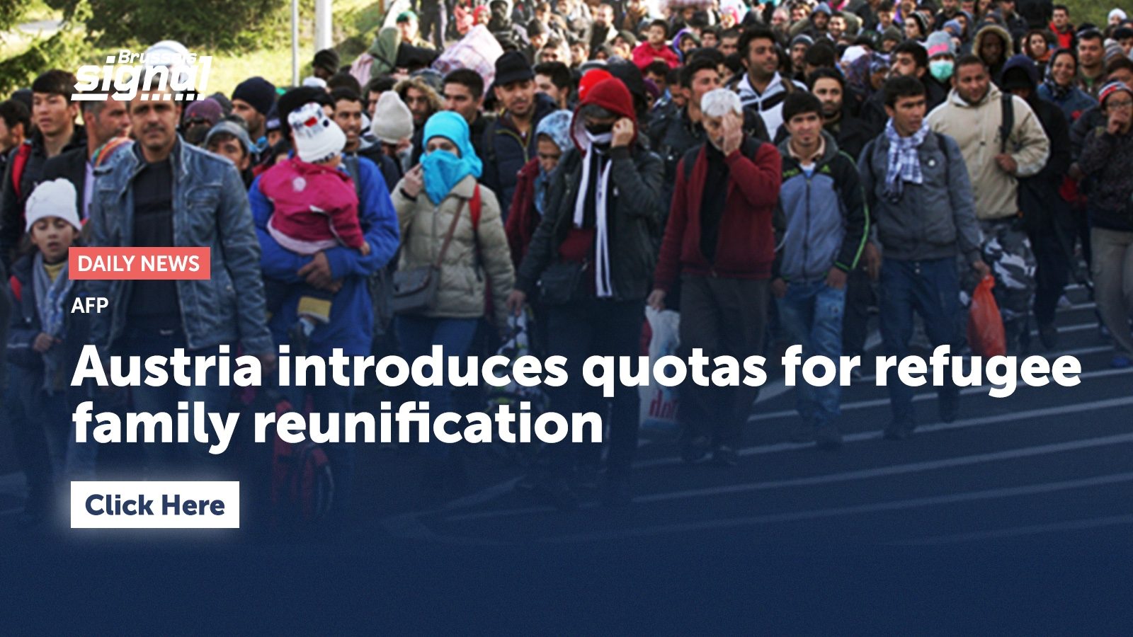 Austria introduces quotas for refugee family reunification