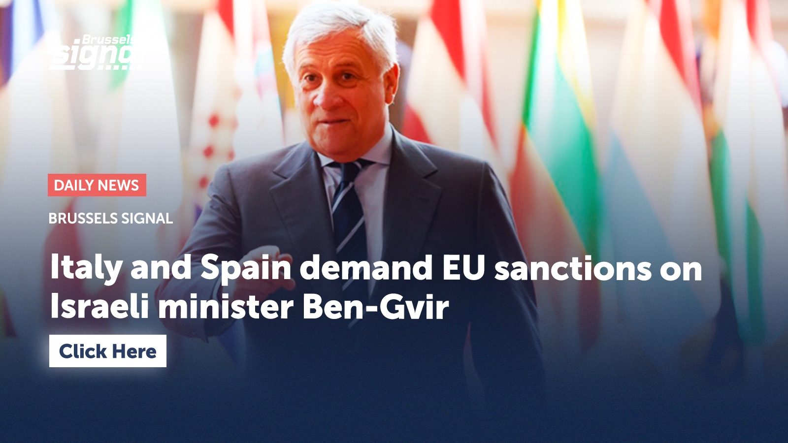 Italy and Spain demand EU sanctions on Israeli minister Ben-Gvir