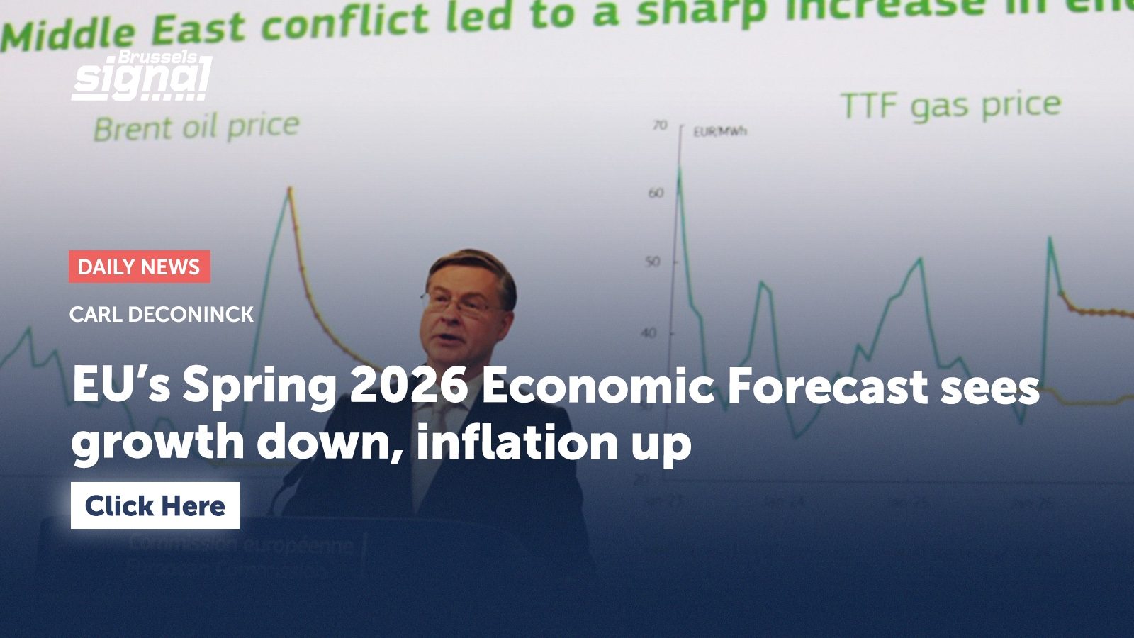 EU’s Spring 2026 Economic Forecast sees growth down, inflation up