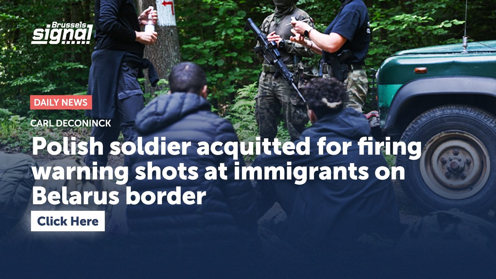 Polish soldier acquitted for firing warning shots at immigrants on Belarus border
