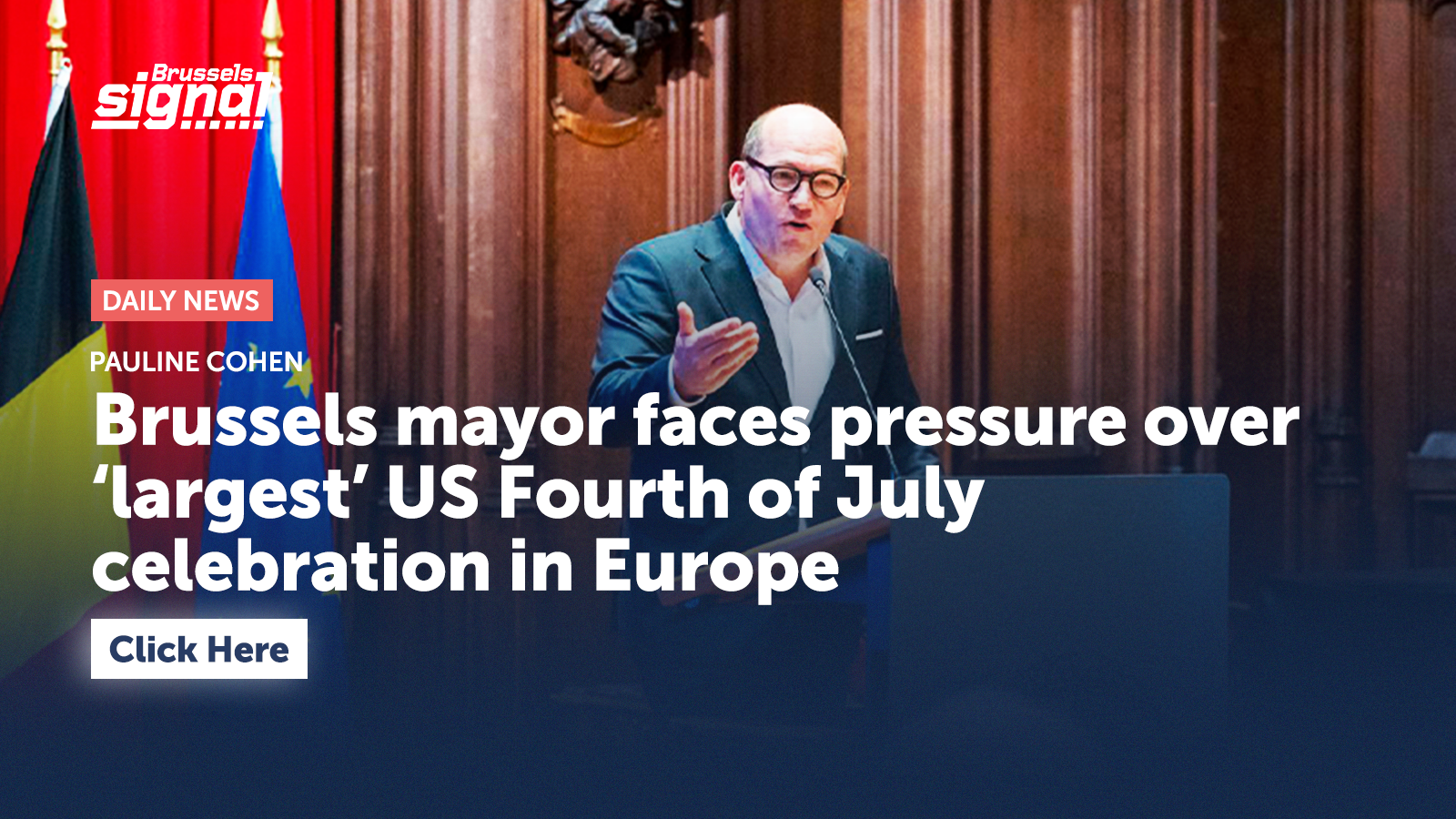 Brussels mayor faces pressure over ‘largest’ US Fourth of July celebration in Europe