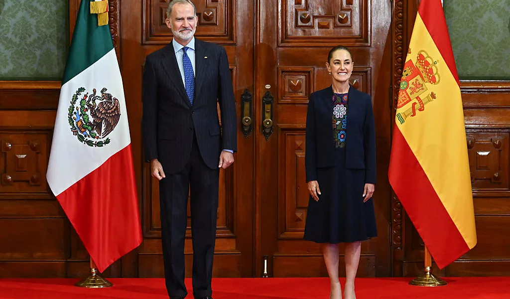 Felipe VI meets Sheinbaum on first Mexico visit in seven years