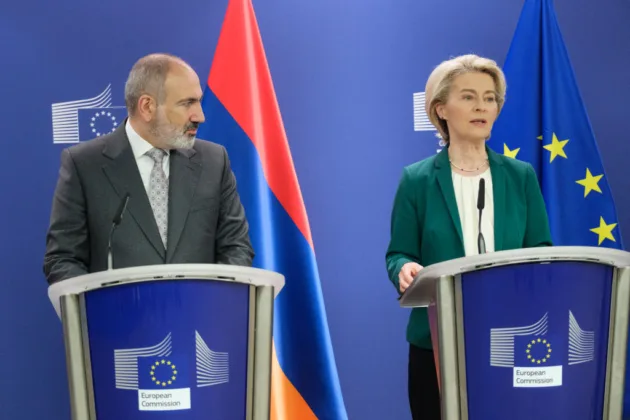 Von der Leyen plans Armenia trip to bolster pro-EU Pashinyan