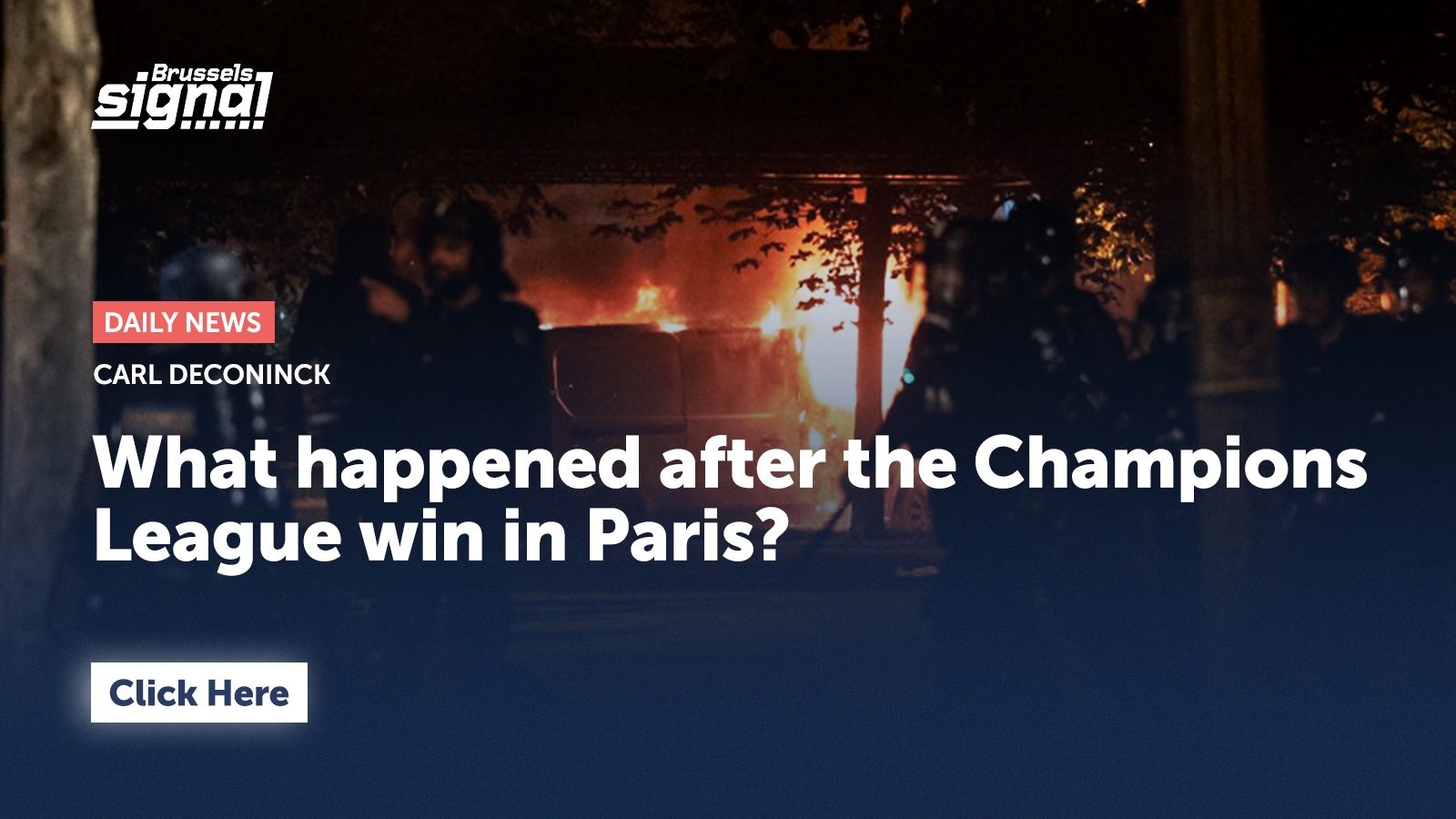 Massive immigrants riots in Paris after UCL win - Brussels Signal