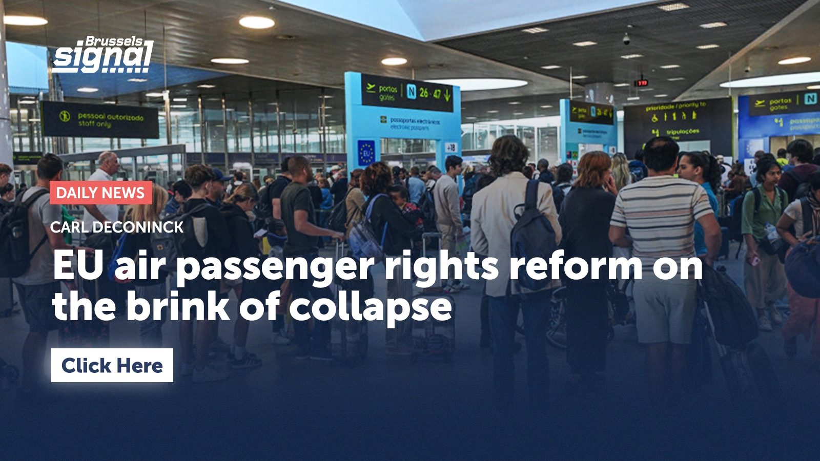 EU air passenger rights reform on the brink of collapse