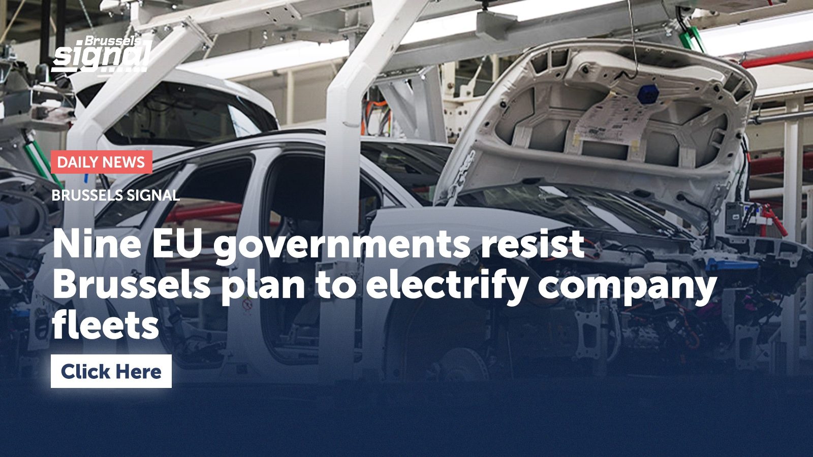 Nine EU governments resist Brussels plan to electrify company fleets