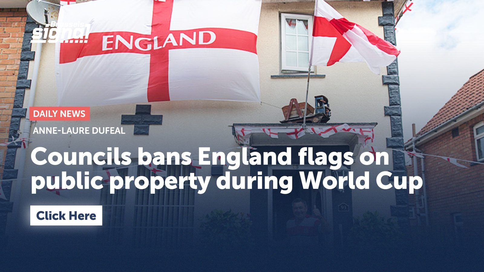 Councils bans England flags on public property during World Cup