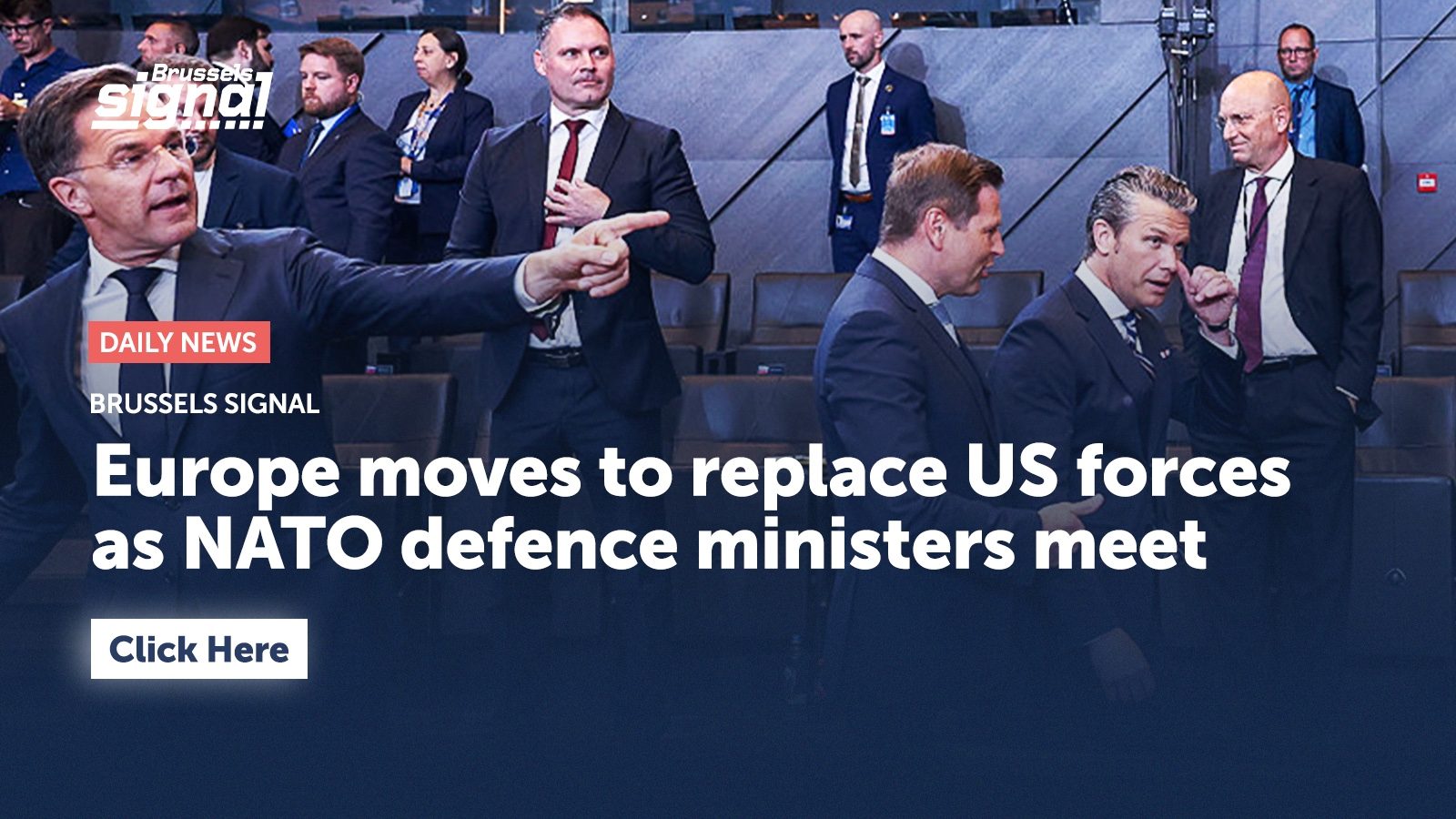 Europe moves to replace US forces as NATO defence ministers meet