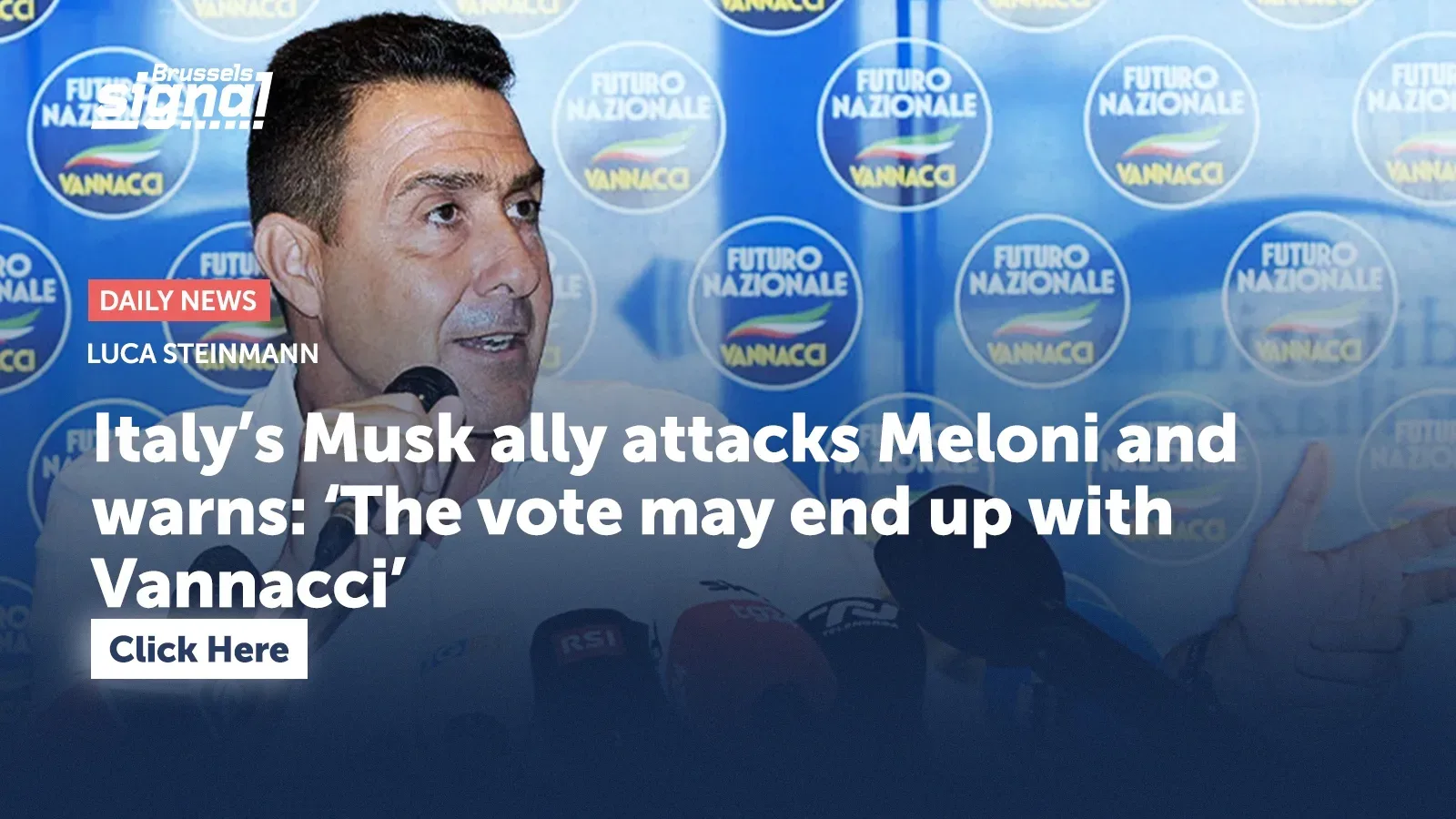 Italy’s Musk ally attacks Meloni and warns: ‘The vote may end up with Vannacci’