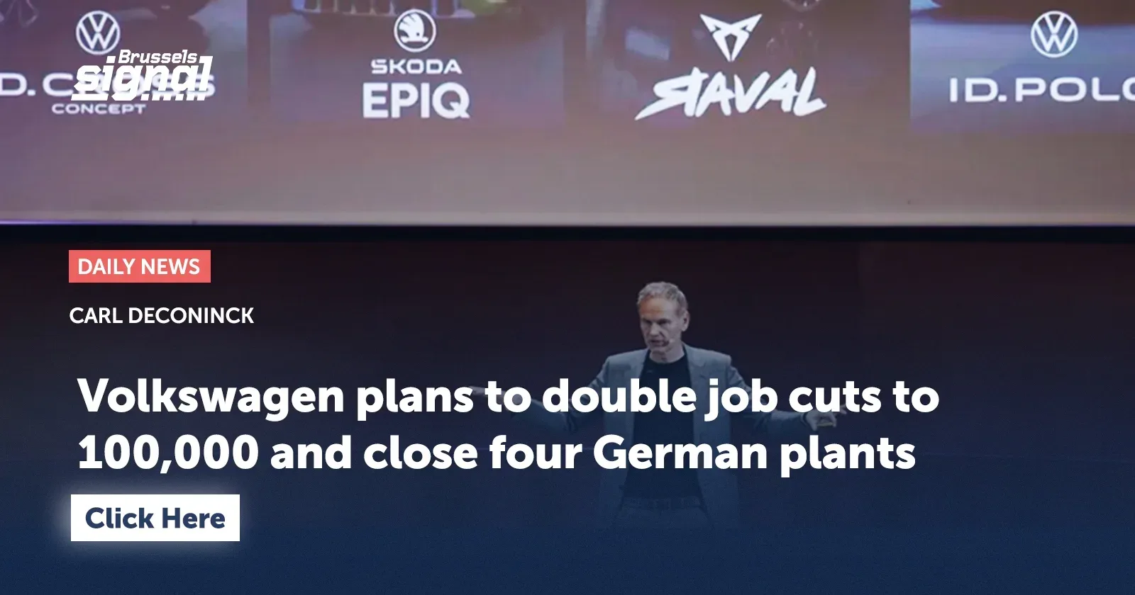 Volkswagen plans to double job cuts to 100,000 and close four German plants