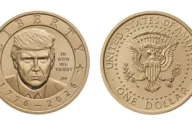 US Treasury unveils dollar coin bearing Trump&rsquo;s image