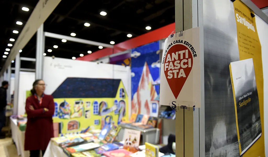 Italian publishers drop ‘anti-fascist’ pledge for Rome book fair after Meloni intervention