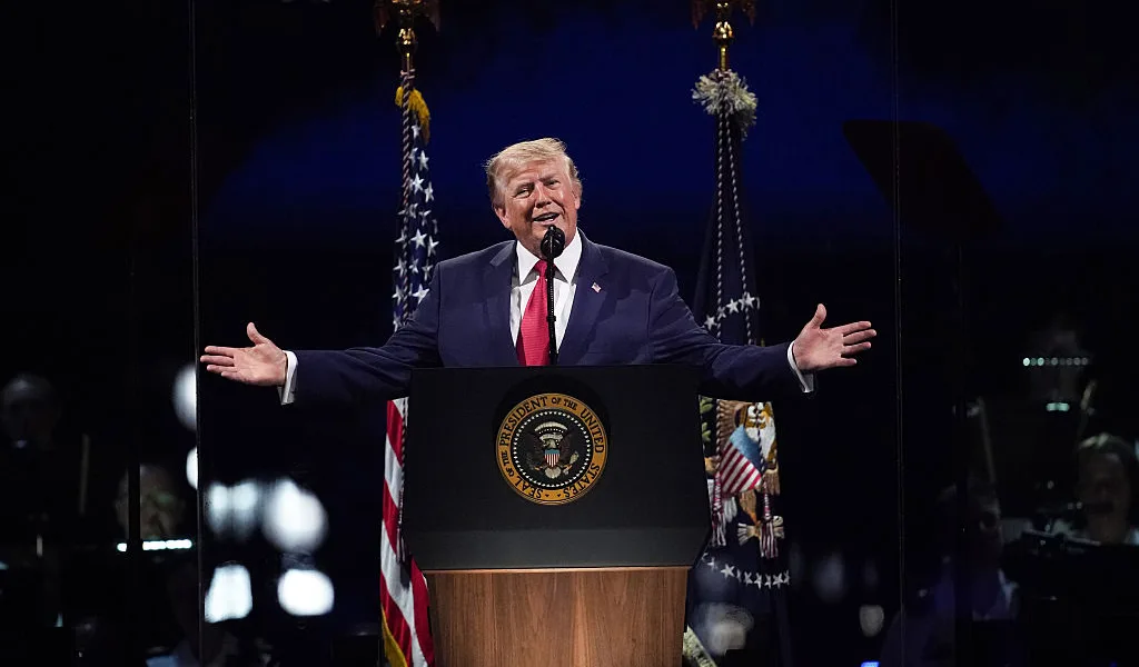 Trump likens sinking the Spanish fleet to his strikes on Iran as the US turns 250