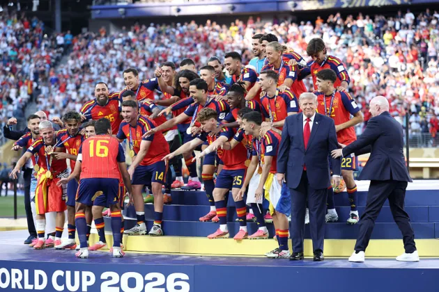 Trump plays down Spain friction after World Cup win