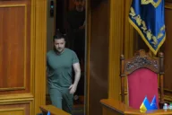 Ukraine&rsquo;s parliament backs new prime minister as protests hit Zelensky reshuffle
