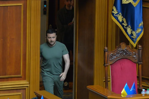 Ukraine's parliament backs new prime minister as protests hit Zelensky reshuffle