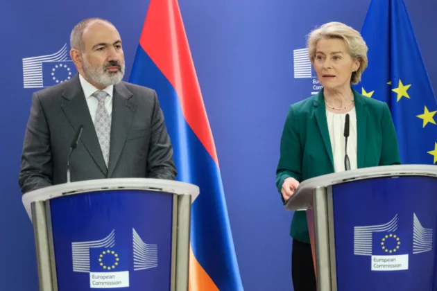 Von der Leyen opens EU market to Armenia in bid to counter Russian influence