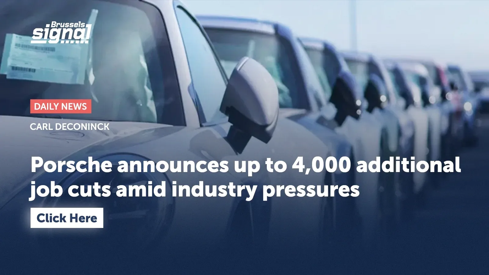 Porsche announces up to 4,000 additional job cuts amid industry pressures