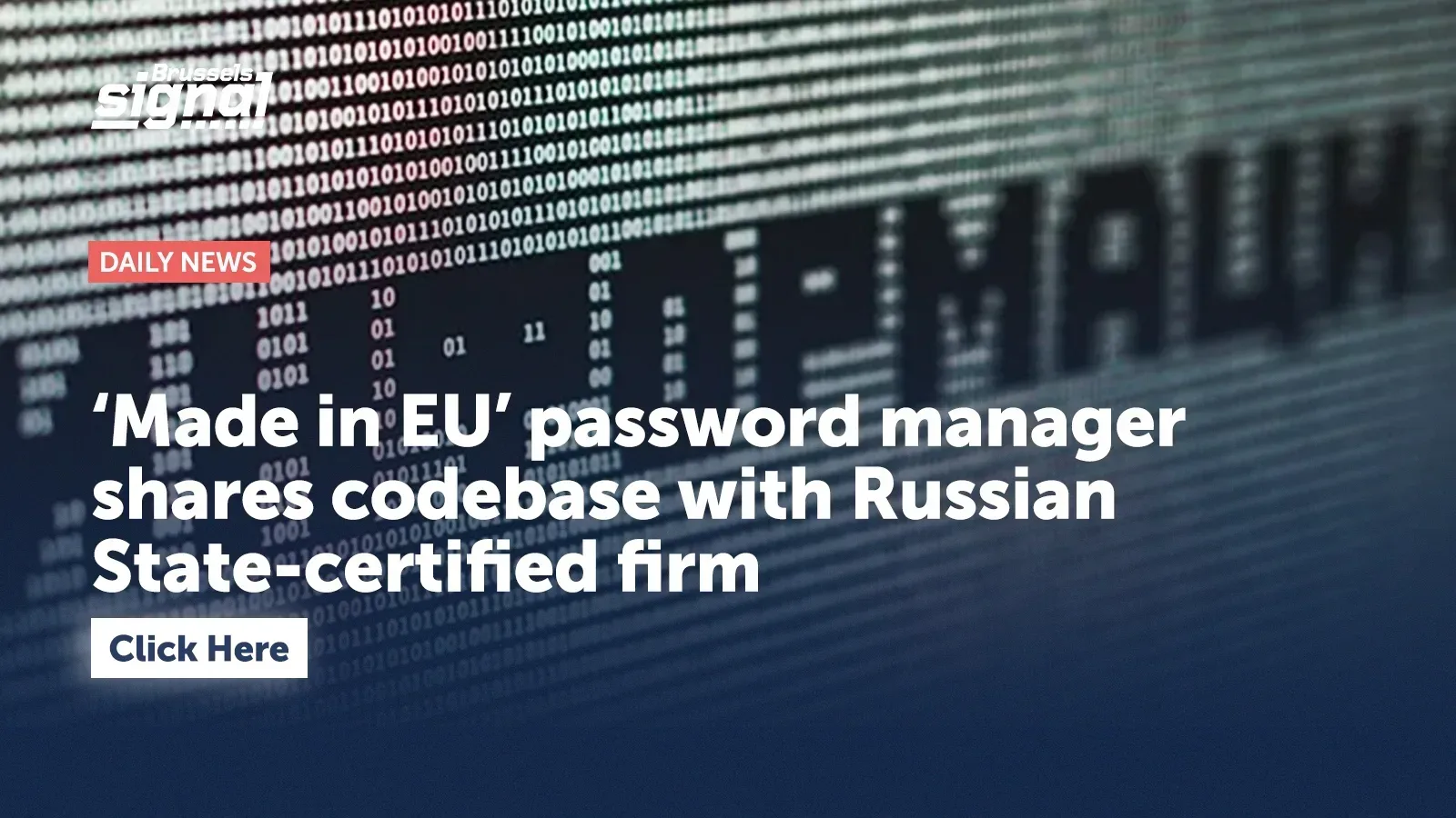 ‘Made in EU’ password manager shares codebase with Russian State-certified firm