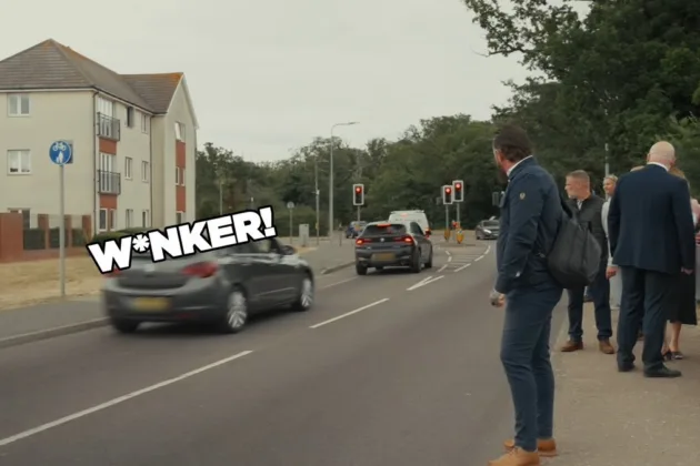 &lsquo;Instant karma&rsquo;: Woman crashes car after hurling insult at Nigel Farage