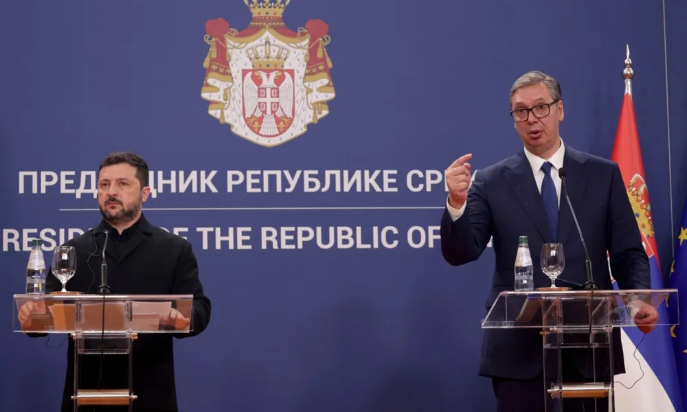 Serbian President Aleksandar Vučić sees world at &lsquo;the beginning of a bigger war&rsquo;