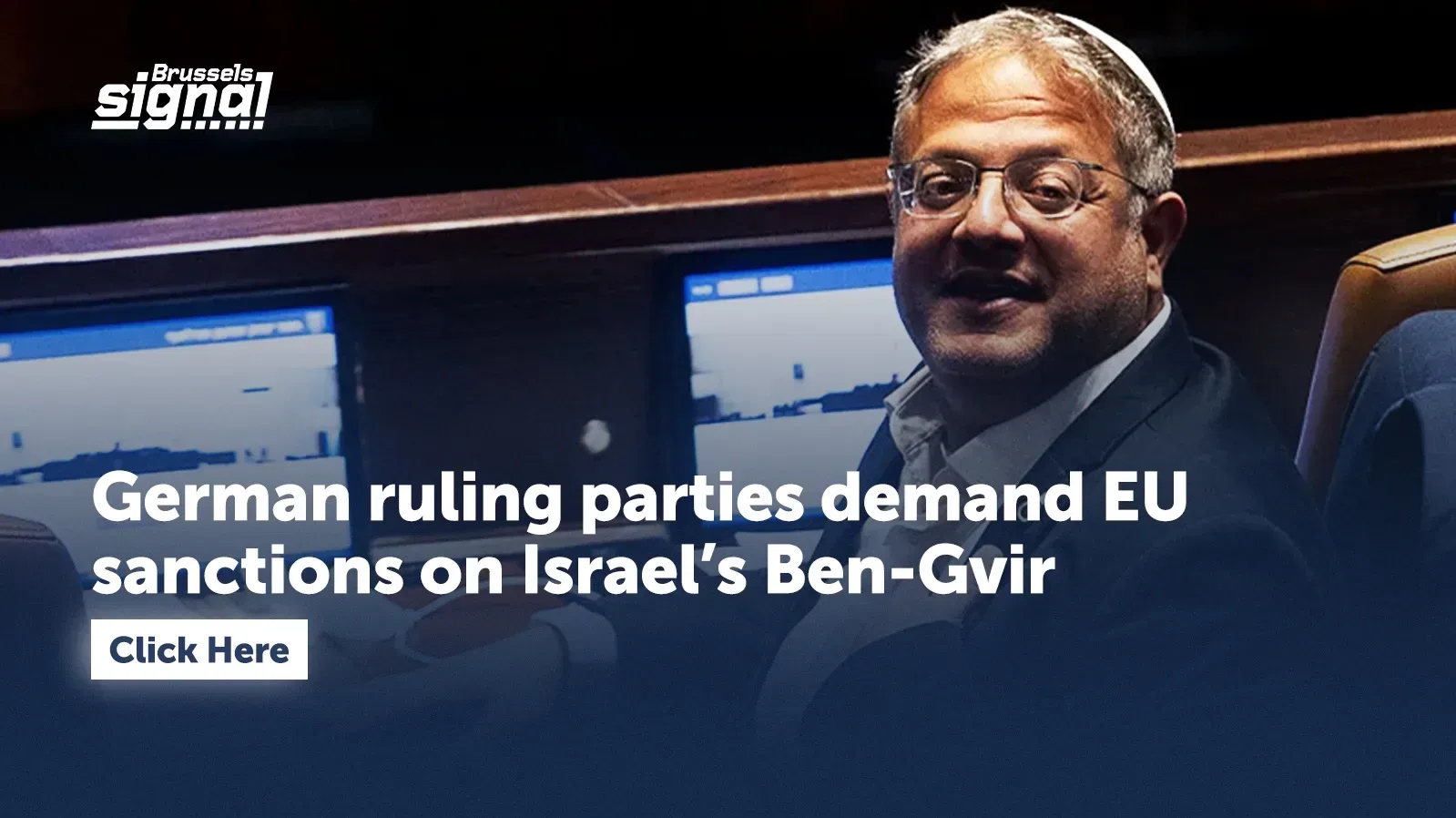 German ruling parties demand EU sanctions on Israel’s Ben-Gvir