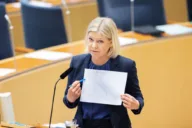 Swedish Social Democrats slump in latest poll as election race tightens