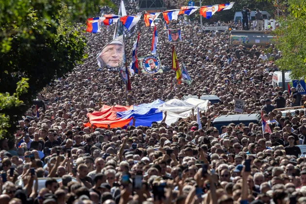 Serbia buries Mladić as EU says glorification has no place in candidate countries