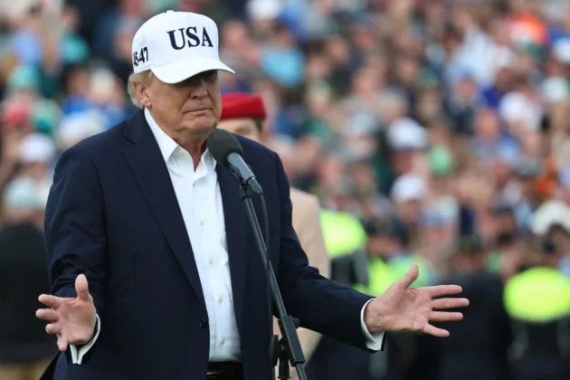 Trump pledges to remove US tariff on Irish whiskey at end of Ireland visit