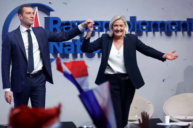 Two thirds of French voters back Le Pen's 'national priority'