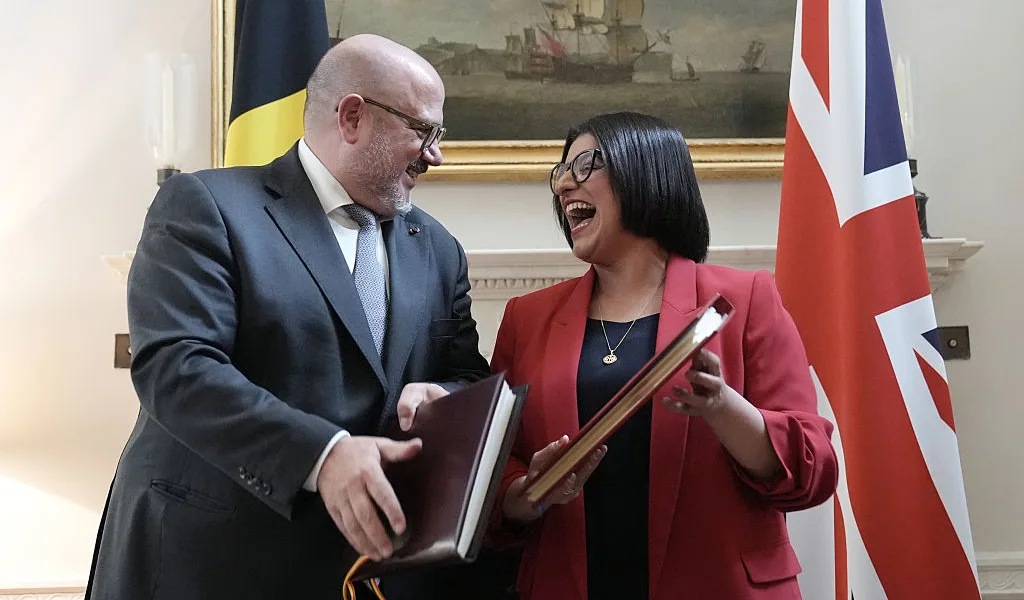 UK and Belgium sign first post-Brexit police pact to target Channel smugglers