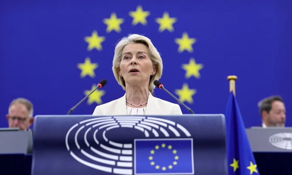 Von der Leyen ties her State of the Union agenda to fresh EU revenue