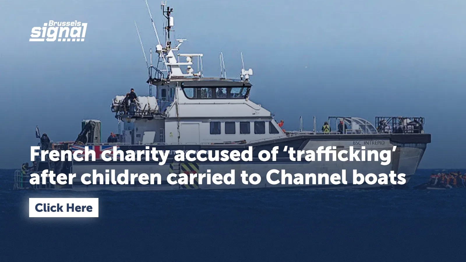 French charity accused of ‘trafficking’ after children carried to Channel boats