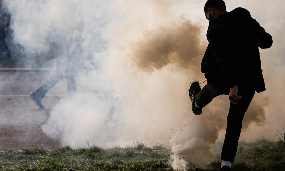 Trump links French school protests to &lsquo;out of control mass migration&rsquo;