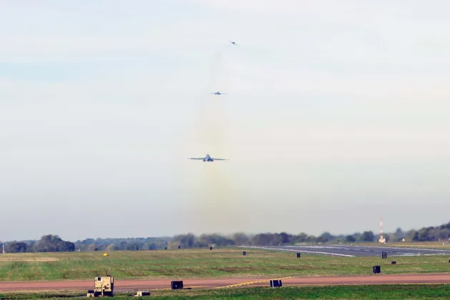 Downing Street says Fairford is safe as Washington plays down bomber withdrawal