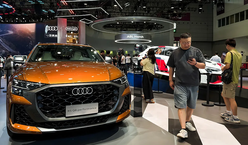 Audi and parent company Volkswagen see big drop in sales
