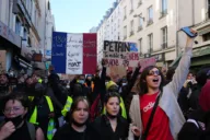 German Left leader calls for French-style protest front in Germany